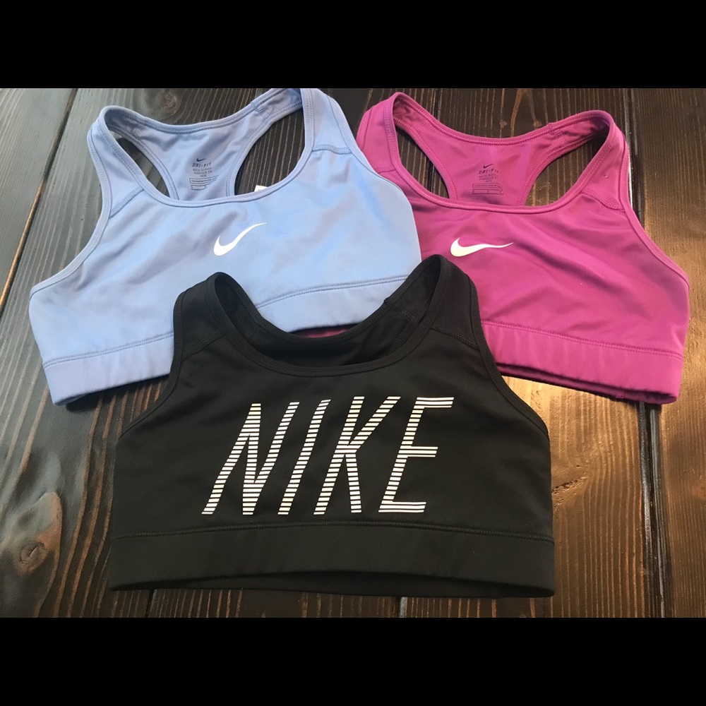 Nike Sports Bras 3 for $18. HOLD for @laneya99